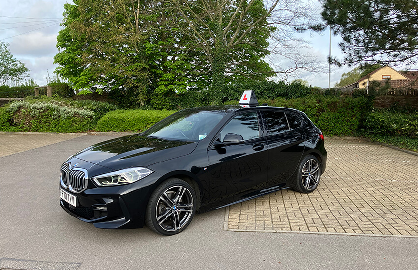 BMW driving lesson